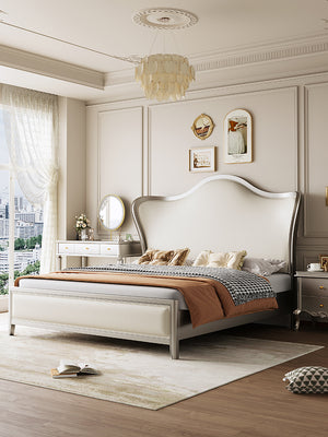 French-Inspired Super King Size Upholstered Bed Frame