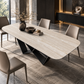 Sintered Stone Travertine Dining Table 2.0x1.0m