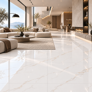 Porcelain Tile 800x800mm-Calacatta Gold Gloss