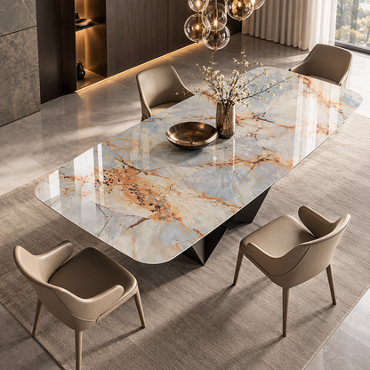Sintered Stone Arco Dining Table 2.2x1.1m