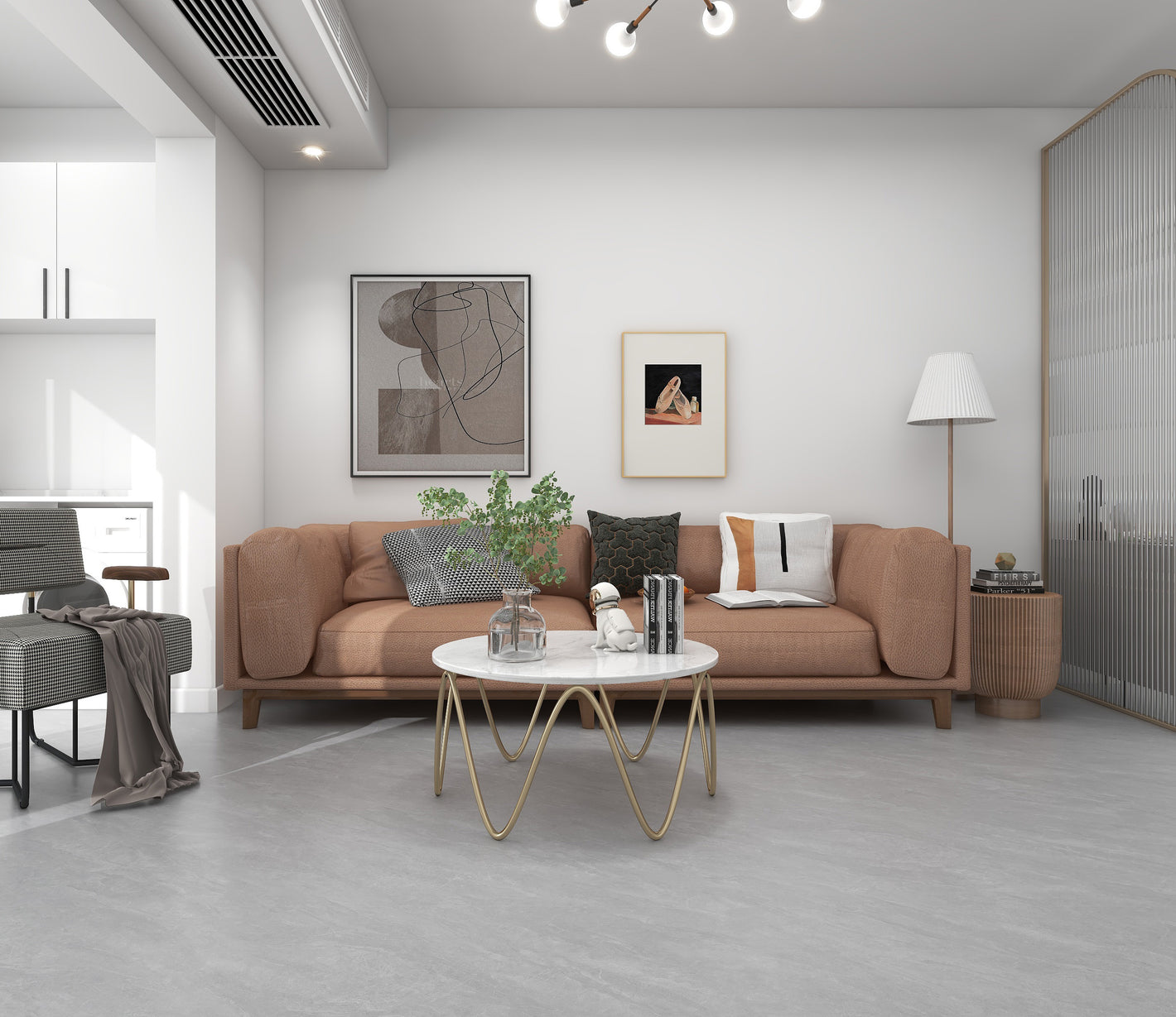 Porcelain Tile 600x1200mm-Matt-Anna Gray