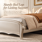 Classic French-Style Upholstered Bed Frame